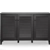 Espresso 3-Door Wood Cabinet-Kirkland's Home Cheap