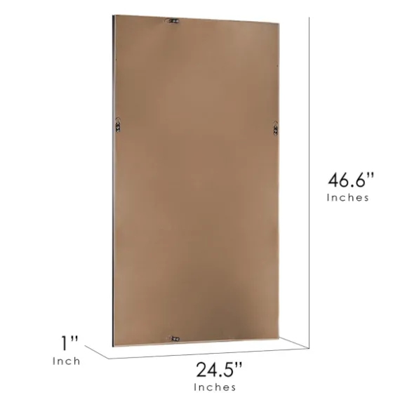 Espresso Framed Leaner Mirror-Kirkland's Home Outlet