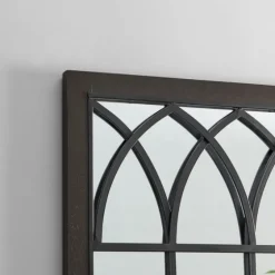 Espresso Grandview Arched Frame Wall Mirror-Kirkland's Home Online