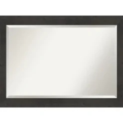 Espresso Plank Beveled Mirror-Kirkland's Home Fashion