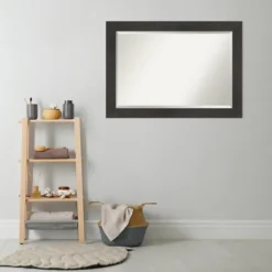 Espresso Plank Beveled Mirror-Kirkland's Home Fashion