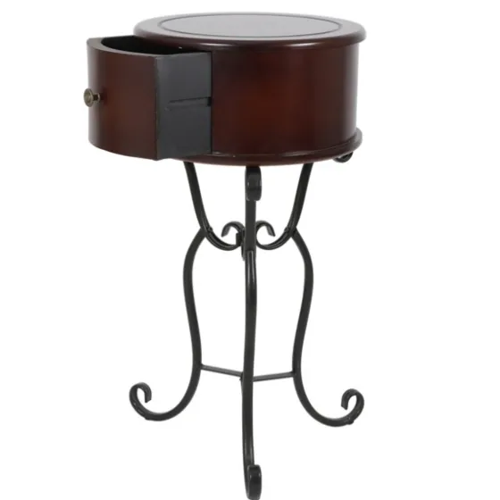 Espresso Round Accent Table-Kirkland's Home New