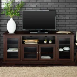 Espresso Wood Highboy Tv Stand-Kirkland's Home Sale