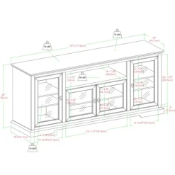 Espresso Wood Highboy Tv Stand-Kirkland's Home Sale
