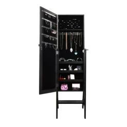 Espresso Wood Mirror Armoire-Kirkland's Home Cheap