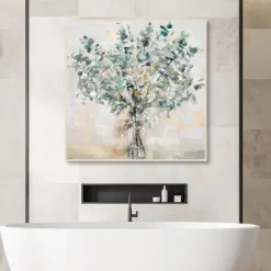 Essential S I Framed Canvas Print, 35X35 In.-Kirkland's Home Shop