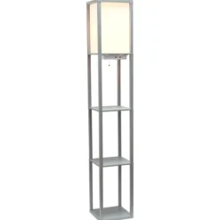 Etagere Shelf Charging Floor Lamp-Kirkland's Home Flash Sale