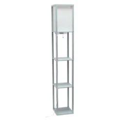 Etagere Shelf Charging Floor Lamp-Kirkland's Home Flash Sale