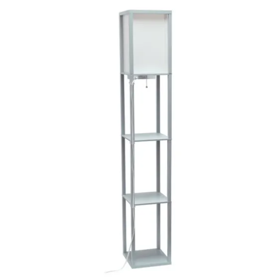 Etagere Shelf Charging Floor Lamp-Kirkland's Home Flash Sale
