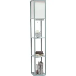 Etagere Shelf Charging Floor Lamp-Kirkland's Home Flash Sale