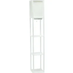 Etagere Shelf Charging Floor Lamp-Kirkland's Home Sale