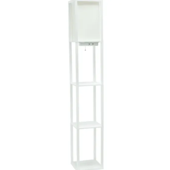 Etagere Shelf Charging Floor Lamp-Kirkland's Home Sale