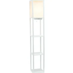 Etagere Shelf Charging Floor Lamp-Kirkland's Home Sale