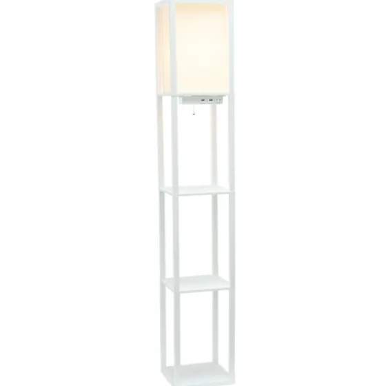 Etagere Shelf Charging Floor Lamp-Kirkland's Home Sale