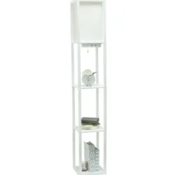 Etagere Shelf Charging Floor Lamp-Kirkland's Home Sale