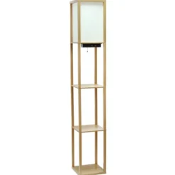 Etagere Shelf Charging Floor Lamp-Kirkland's Home Cheap
