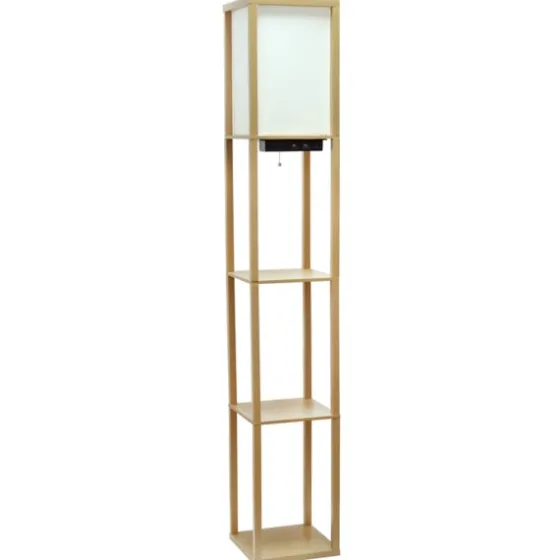 Etagere Shelf Charging Floor Lamp-Kirkland's Home Cheap