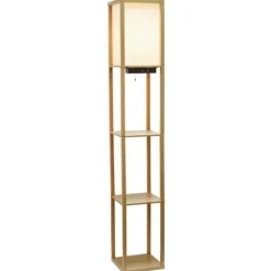 Etagere Shelf Charging Floor Lamp-Kirkland's Home Cheap