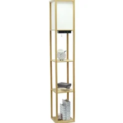 Etagere Shelf Charging Floor Lamp-Kirkland's Home Cheap