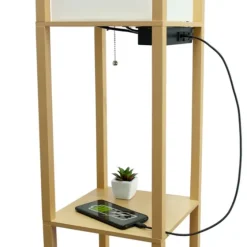 Etagere Shelf Charging Floor Lamp-Kirkland's Home Cheap