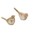 Etched Floral Bird Figurines, Set Of 4-Kirkland's Home Sale
