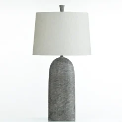 Etched Gray Transitional Table Lamp-Kirkland's Home Discount