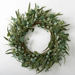 Eucalyptus And Bamboo Leaves Wreath-Kirkland's Home Cheap
