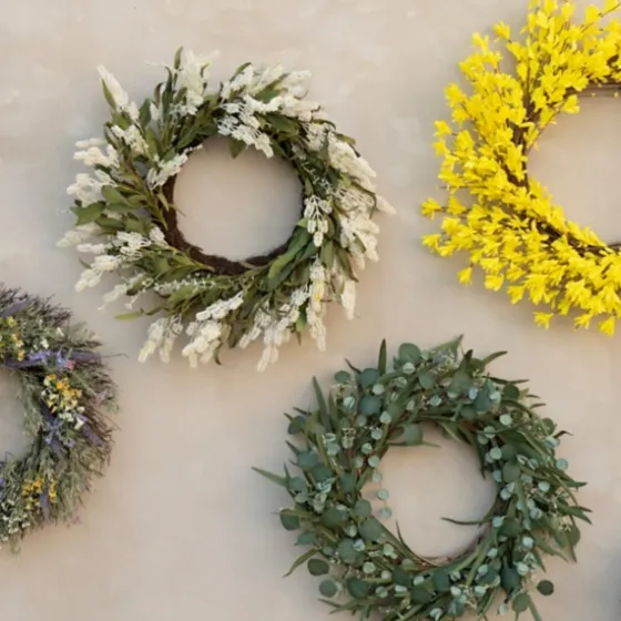 Eucalyptus And Bamboo Leaves Wreath-Kirkland's Home Cheap