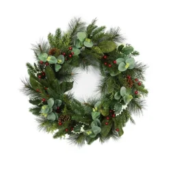 Eucalyptus And Pineberry Refresh Wreath-Kirkland's Home Flash Sale