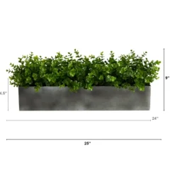 Eucalyptus Arrangement In Gray Planter Box-Kirkland's Home Shop