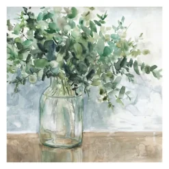 Eucalyptus Bouquet Giclee Canvas Print, 30X30 In.-Kirkland's Home Fashion