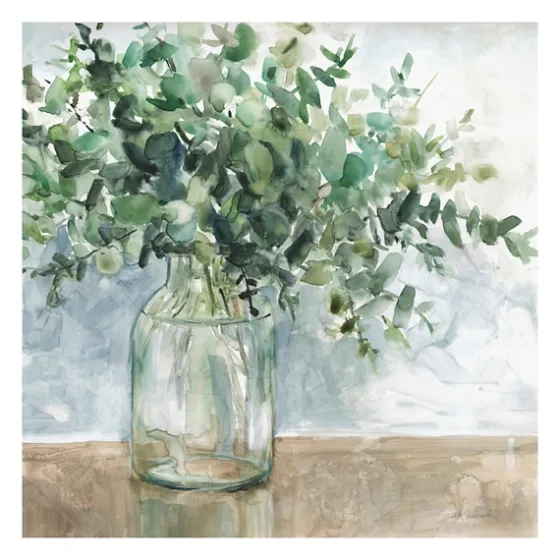 Eucalyptus Bouquet Giclee Canvas Print, 30X30 In.-Kirkland's Home Fashion