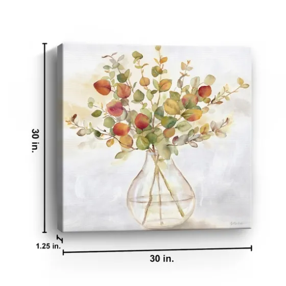 Eucalyptus Vase Spice Ii Canvas Art Print-Kirkland's Home Flash Sale