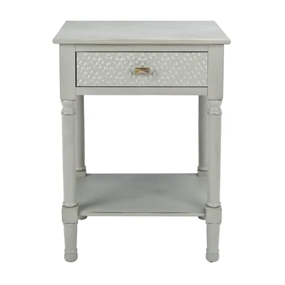 Evelina Textured Single Drawer Accent Table-Kirkland's Home Best