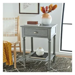 Evelina Textured Single Drawer Accent Table-Kirkland's Home Best