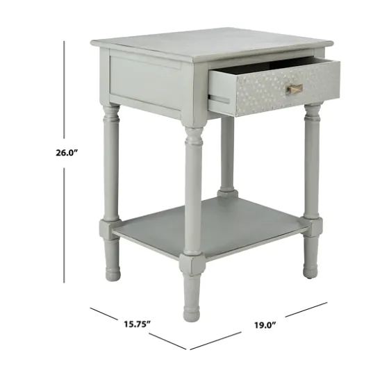 Evelina Textured Single Drawer Accent Table-Kirkland's Home Best