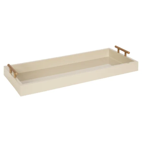 Evelyn Cream Narrow Decorative Tray-Kirkland's Home Flash Sale