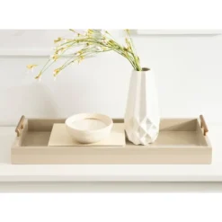 Evelyn Cream Narrow Decorative Tray-Kirkland's Home Flash Sale
