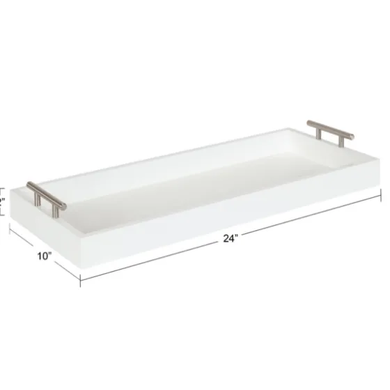Evelyn Narrow Decorative Tray-Kirkland's Home Shop