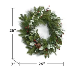 Ever S And Eucalyptus Berry Wreath-Kirkland's Home Flash Sale