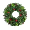 Evergreen And Red Berries Winter Mix Wreath-Kirkland's Home Shop