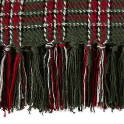 Evergreen Forest Plaid Cotton Throw-Kirkland's Home Discount