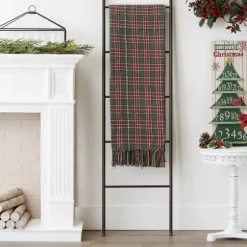 Evergreen Forest Plaid Cotton Throw-Kirkland's Home Discount