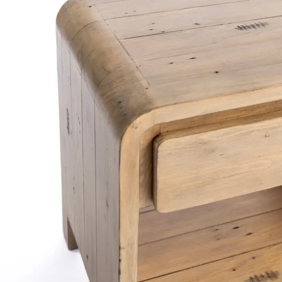 Everson Wood Side Table-Kirkland's Home Sale