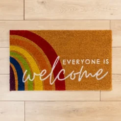 Everyone Is Welcome Rainbow Doormat-Kirkland's Home Store