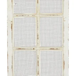 Evie Distressed Ivory Wood Door Wall Plaque-Kirkland's Home Store