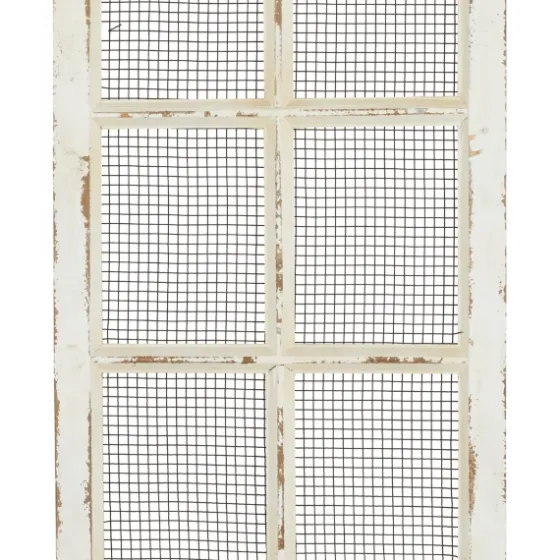 Evie Distressed Ivory Wood Door Wall Plaque-Kirkland's Home Store