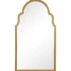 Ezra Gold Leaf Arched Mirror-Kirkland's Home Flash Sale