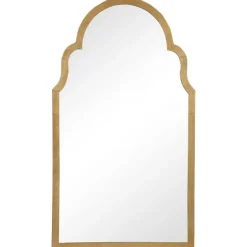 Ezra Gold Leaf Arched Mirror-Kirkland's Home Flash Sale