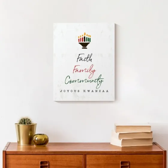 Faith Family Kwanzaa Wall Plaque-Kirkland's Home Online